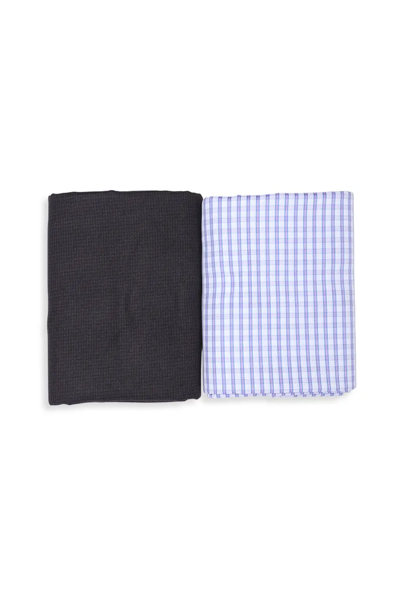 Men's Cotton Shirt & Trouser Fabric Set CLMFB23MUL