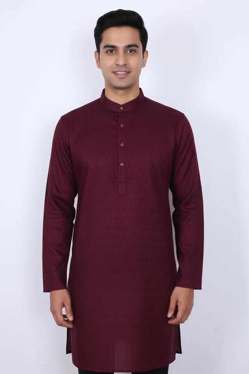 Men's Cotton Texture Kurta