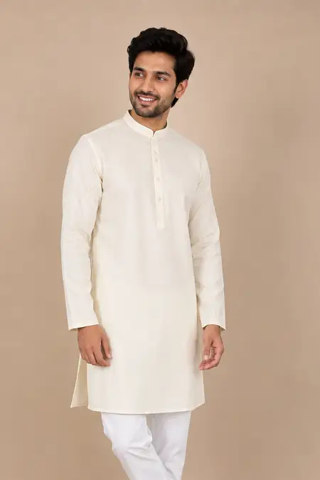 Men's Cotton Textured Kurta
