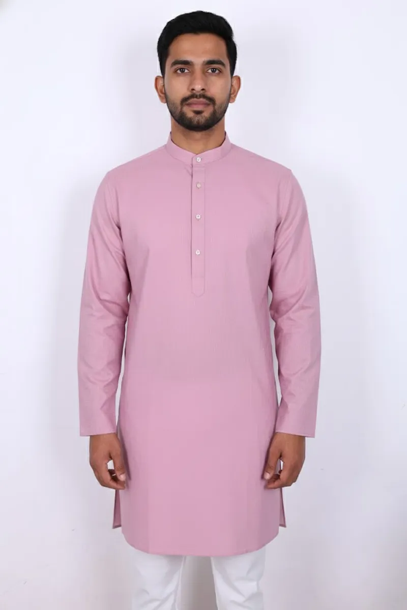Men's Cotton Textured Kurta CLMKR04DUSXL