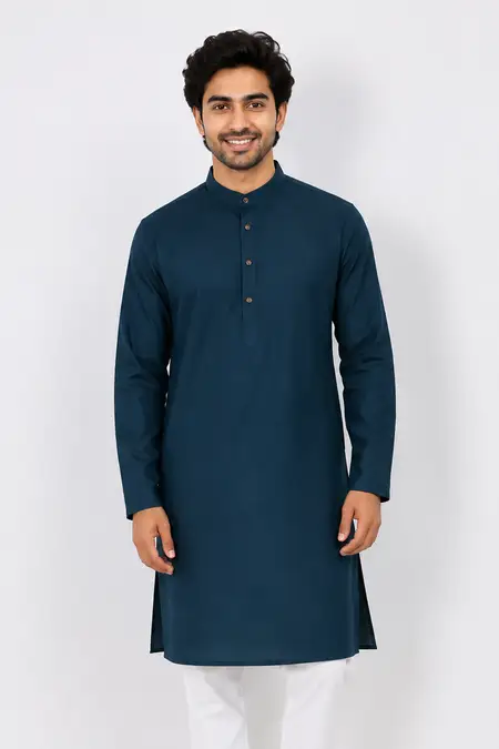 Men's Cotton Textured Kurta