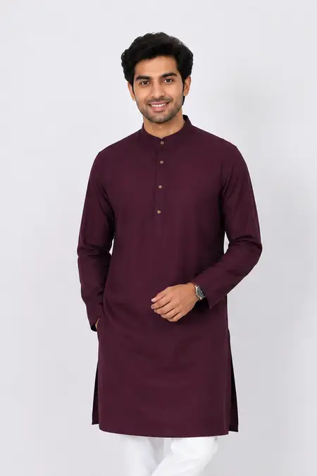 Men's Cotton Textured Kurta