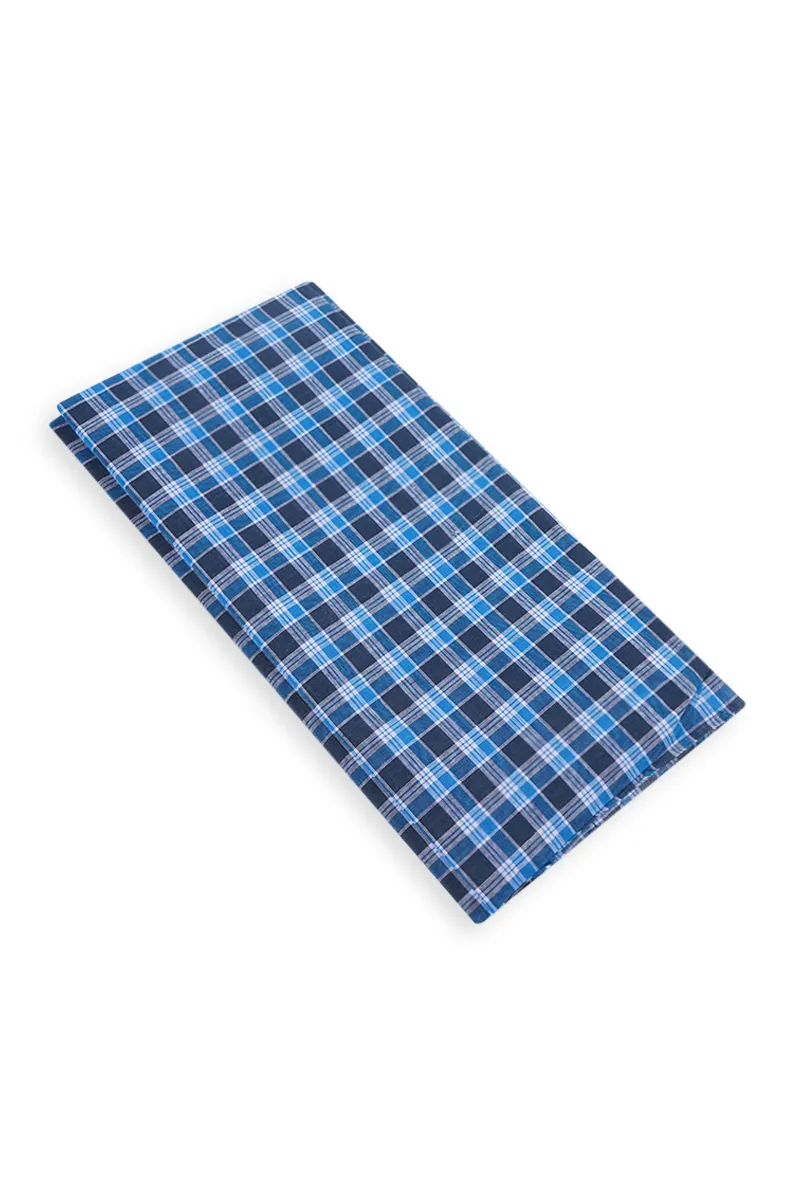 Men's Cotton Checkered Unstitched Lungi - 2.10 MTR