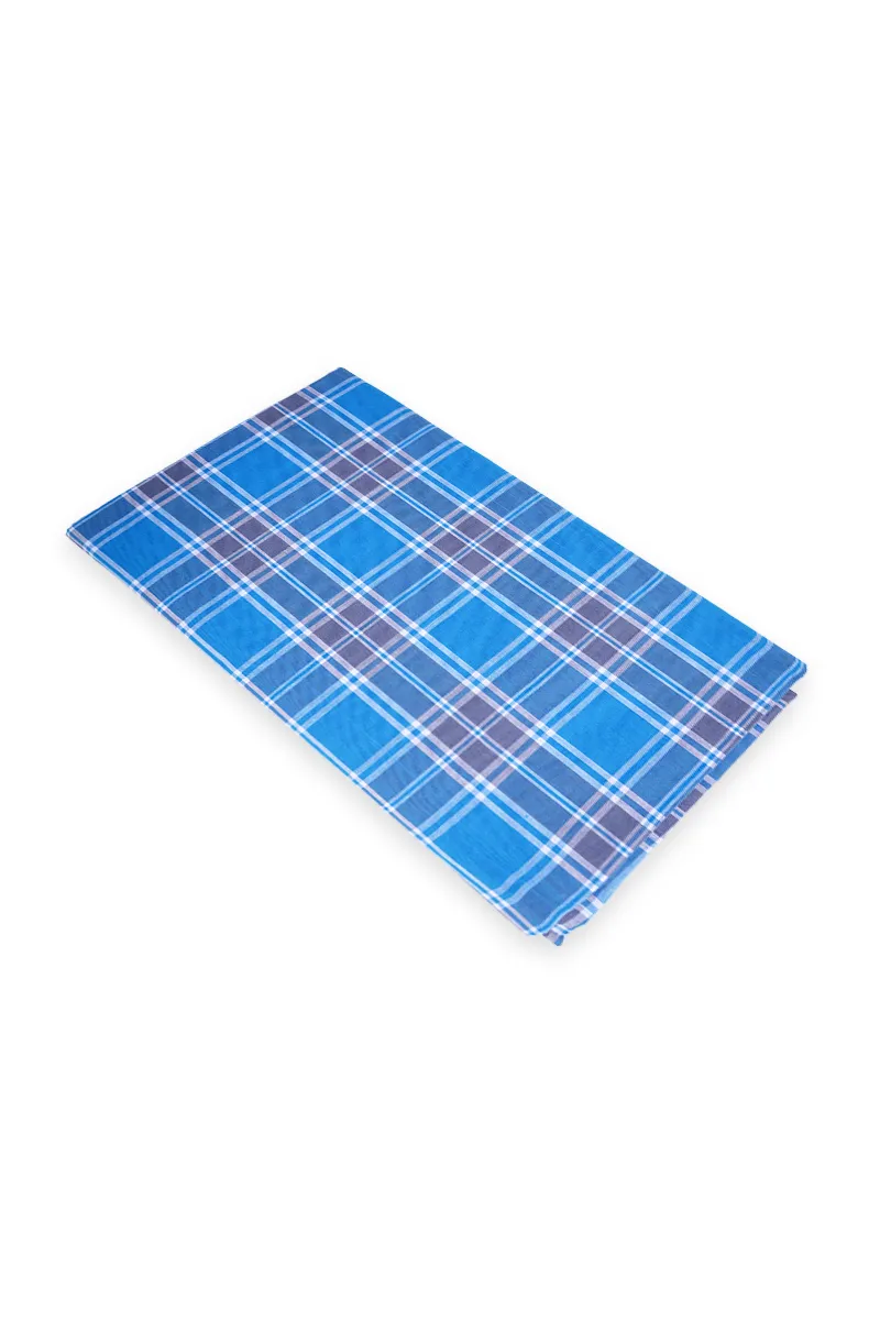 Men's Cotton Checkered Stitched Lungi - 2.20 MTR CLML41MUL22MTR