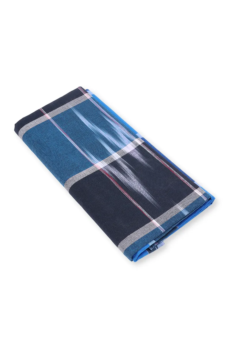 Men's Cotton Checkered Unstitched Lungi - 2.10 MTR