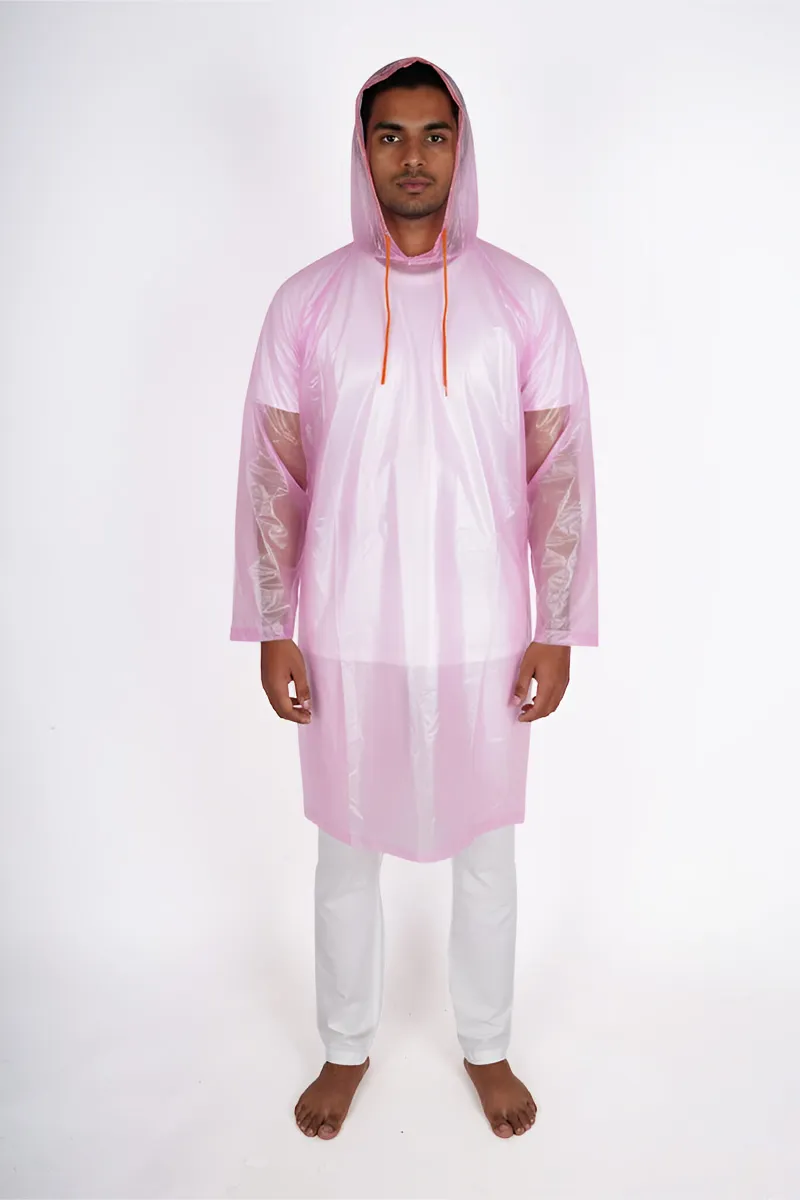 Men's Reusable PVC coated Rain Jacket CLMRJ02LIPFREE