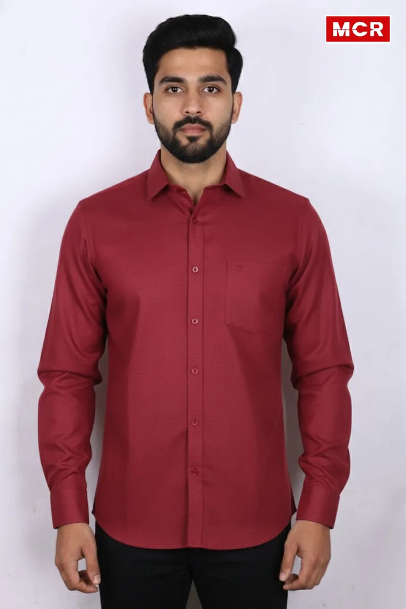 Men's Pure Linen Full Sleeve Shirt CLMSH031MAR38