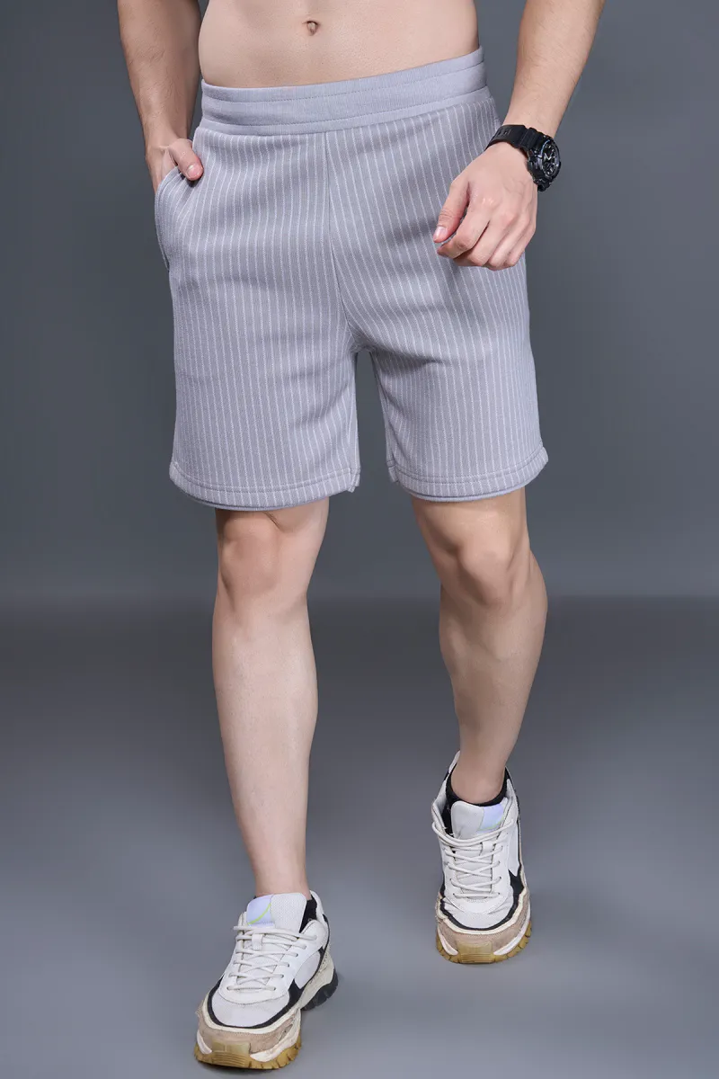 Men's Striped Cotton Casual Shorts
