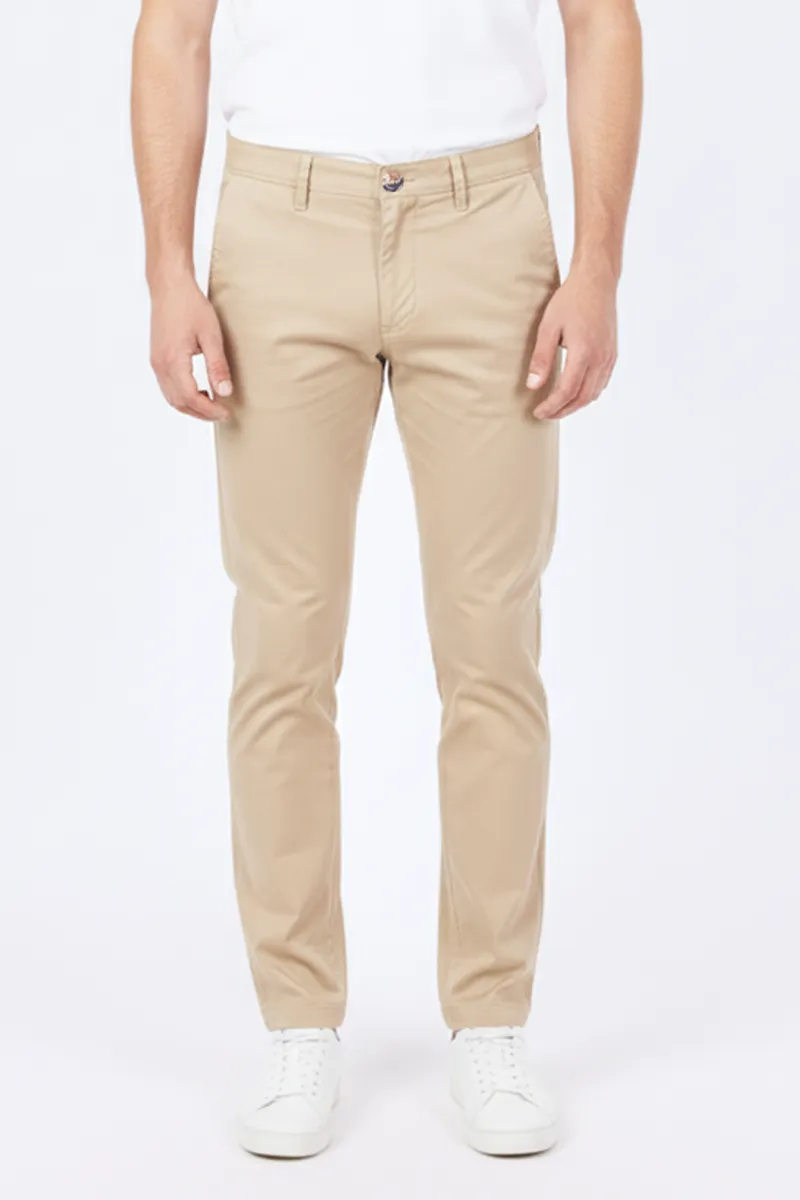 Men's Cotton Blend Solid Plus Size Trousers