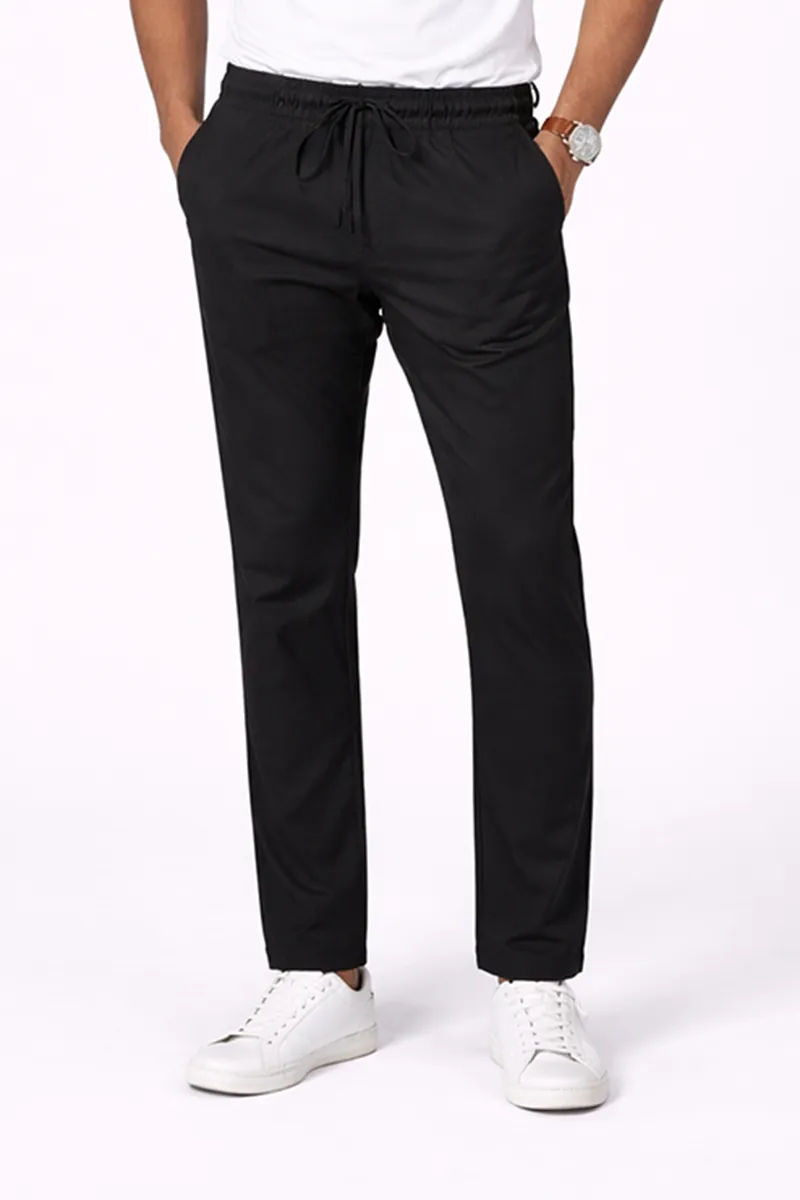 Cotton Regular Fit Solid Trousers for Men