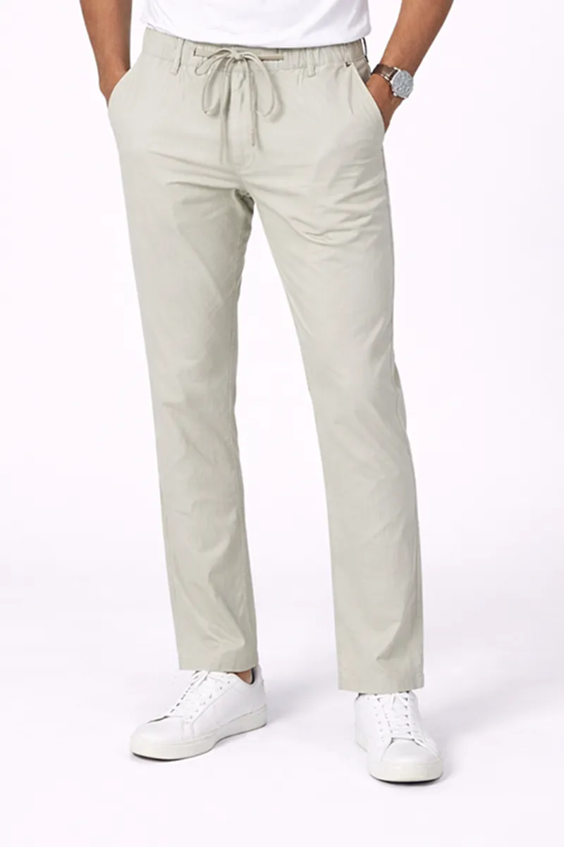 Cotton Regular Fit Solid Trousers for Men
