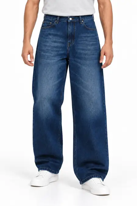 Men's Casual Baggy Fit Denim Jeans