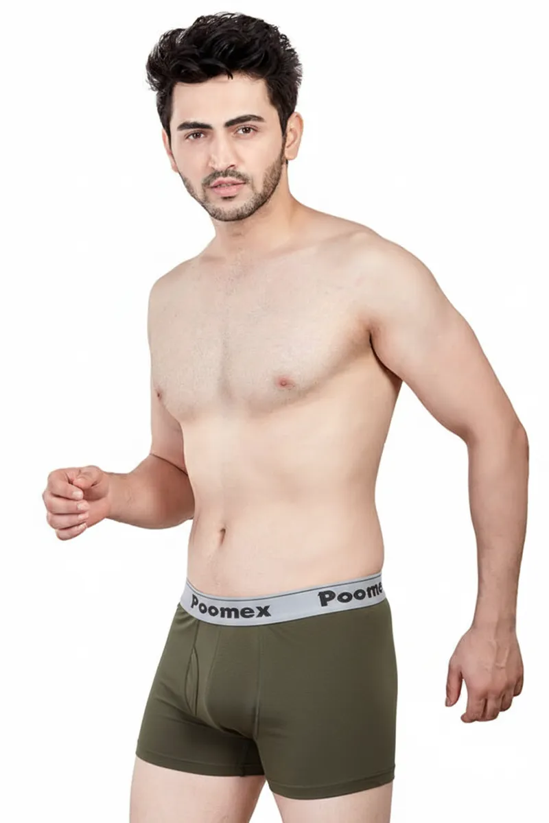 Men's Cotton Solid Elegant Trunks