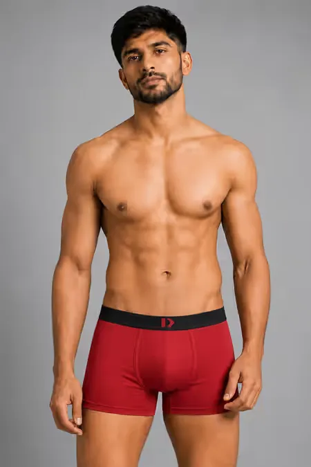 Men's Cotton Anti Microbial Finish Elate Trunk CLMTR002BARBL