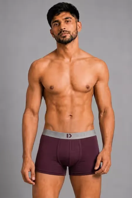 Men's Cotton Anti Microbial Finish Elate Trunk CLMTR002WINXL