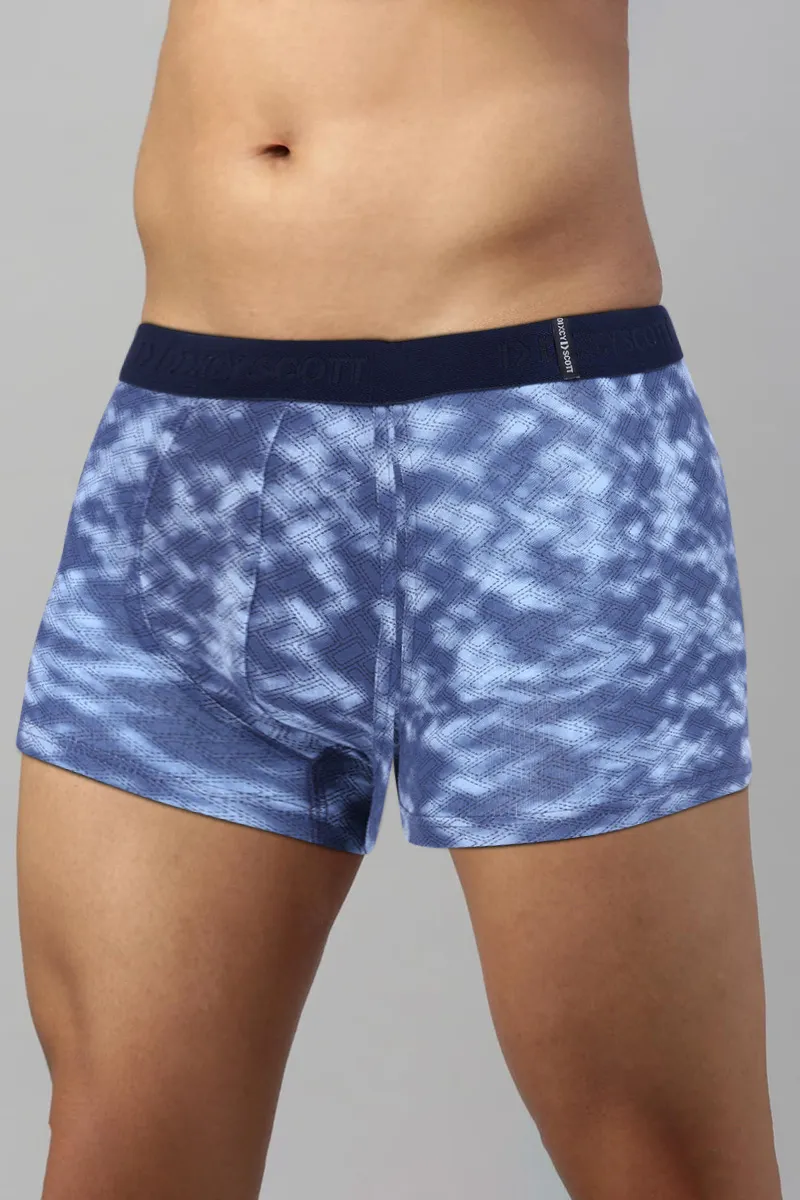 Men's Cotton Anti Microbial Finish Zest Trunk CLMTR003NAVL
