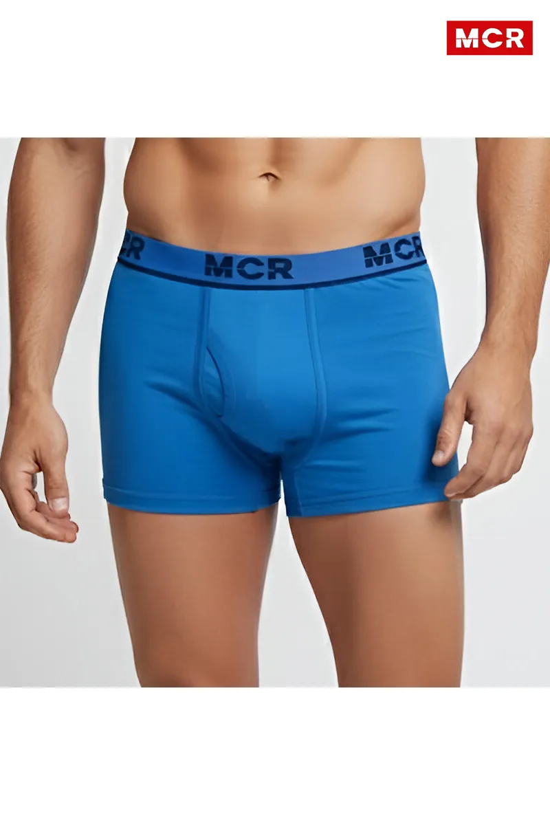 Men's Cotton Solid Master Mind Trunks CLMTR009BLU100