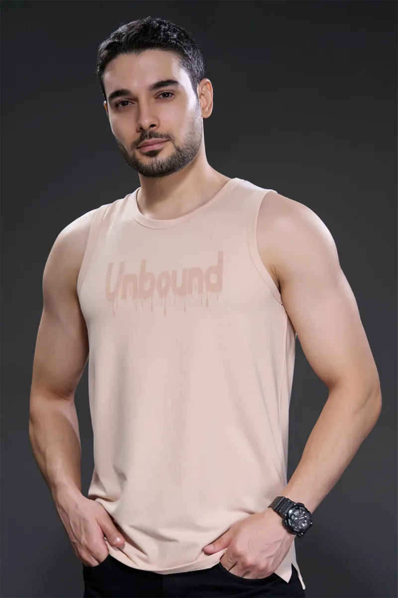 Men's Printed Cotton Lycra Tank Top