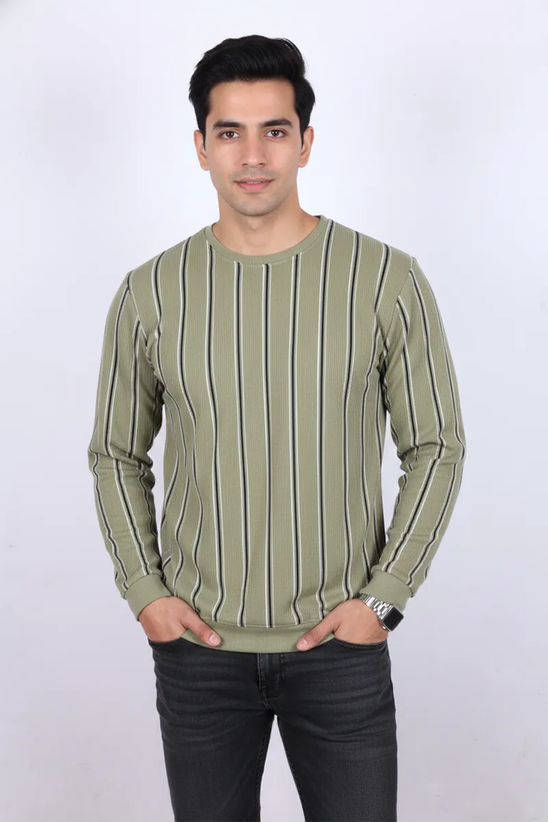 Men's Cotton Blend Round Neck Casual Sweatshirts