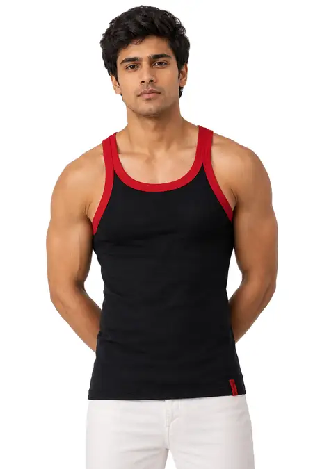 Men's Elite Soild Cotton Gym Vest