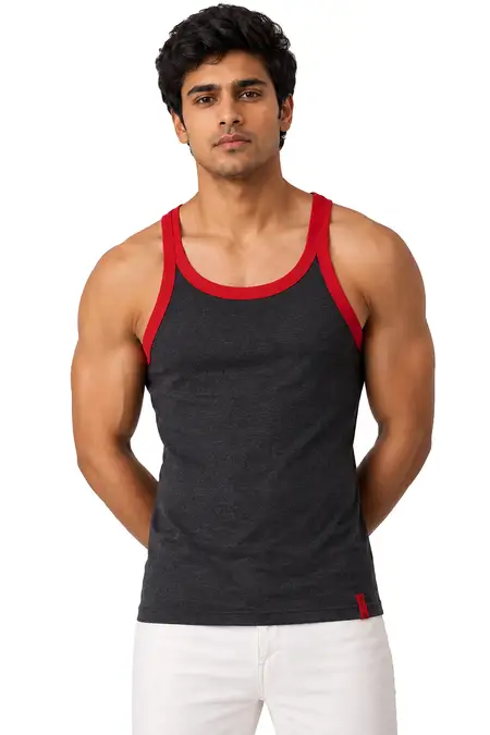 Men's Elite Soild Cotton Gym Vest