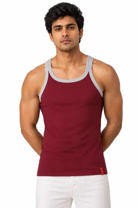 Men's Elite Soild Cotton Gym Vest