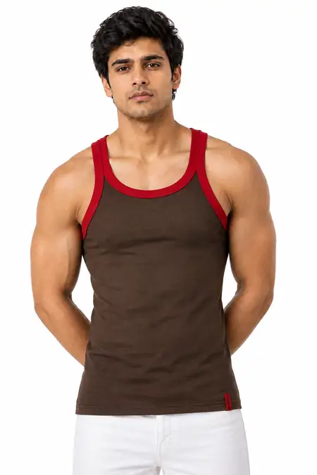 Men's Elite Soild Cotton Gym Vest