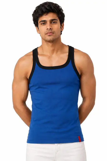 Men's Elite Soild Cotton Gym Vest