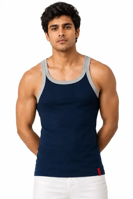 Men's Elite Soild Cotton Gym Vest