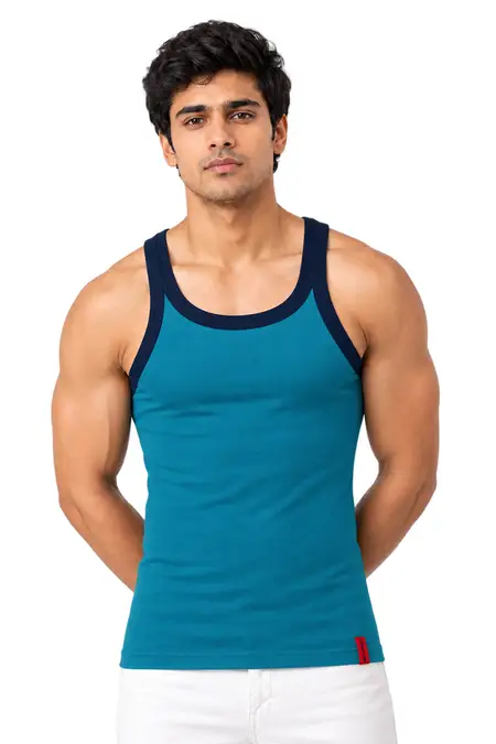 Men's Elite Soild Cotton Gym Vest
