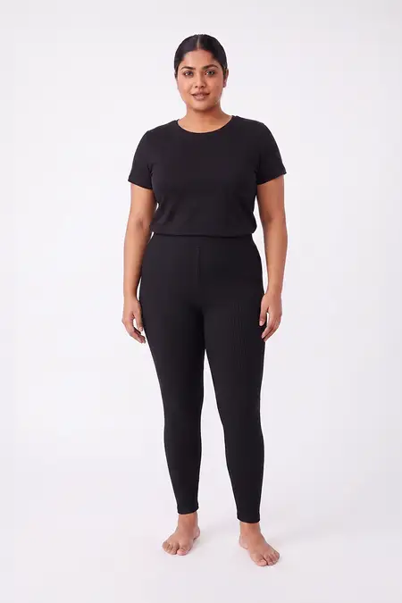 Cotton Self Design Pyjama Pant for Women - Plus Size