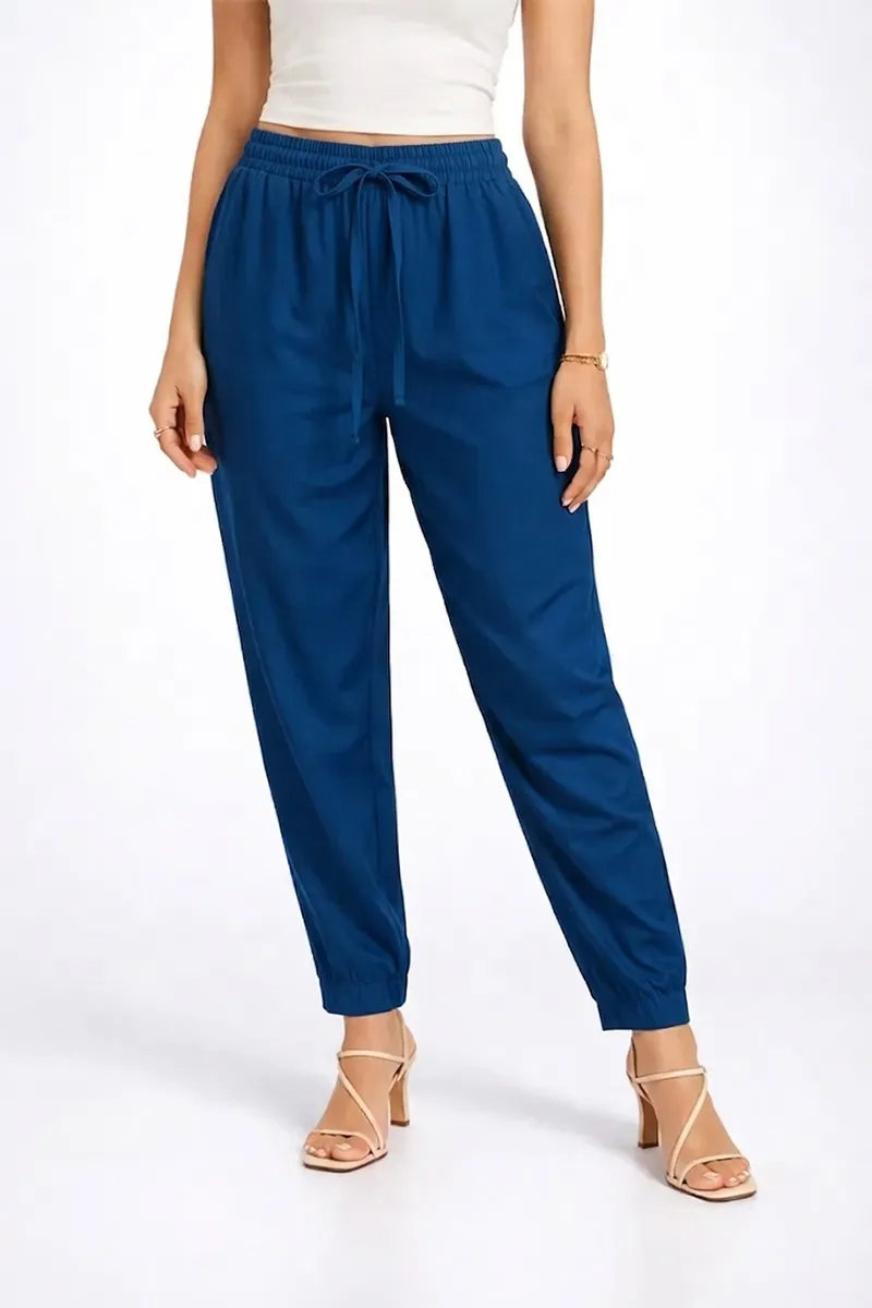 Cotton Solid Kurti Pant for Women CLW00096TEAXL