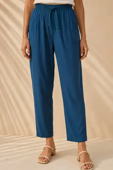 Cotton Solid Kurti Pant for Women CLW00096TEA3XL