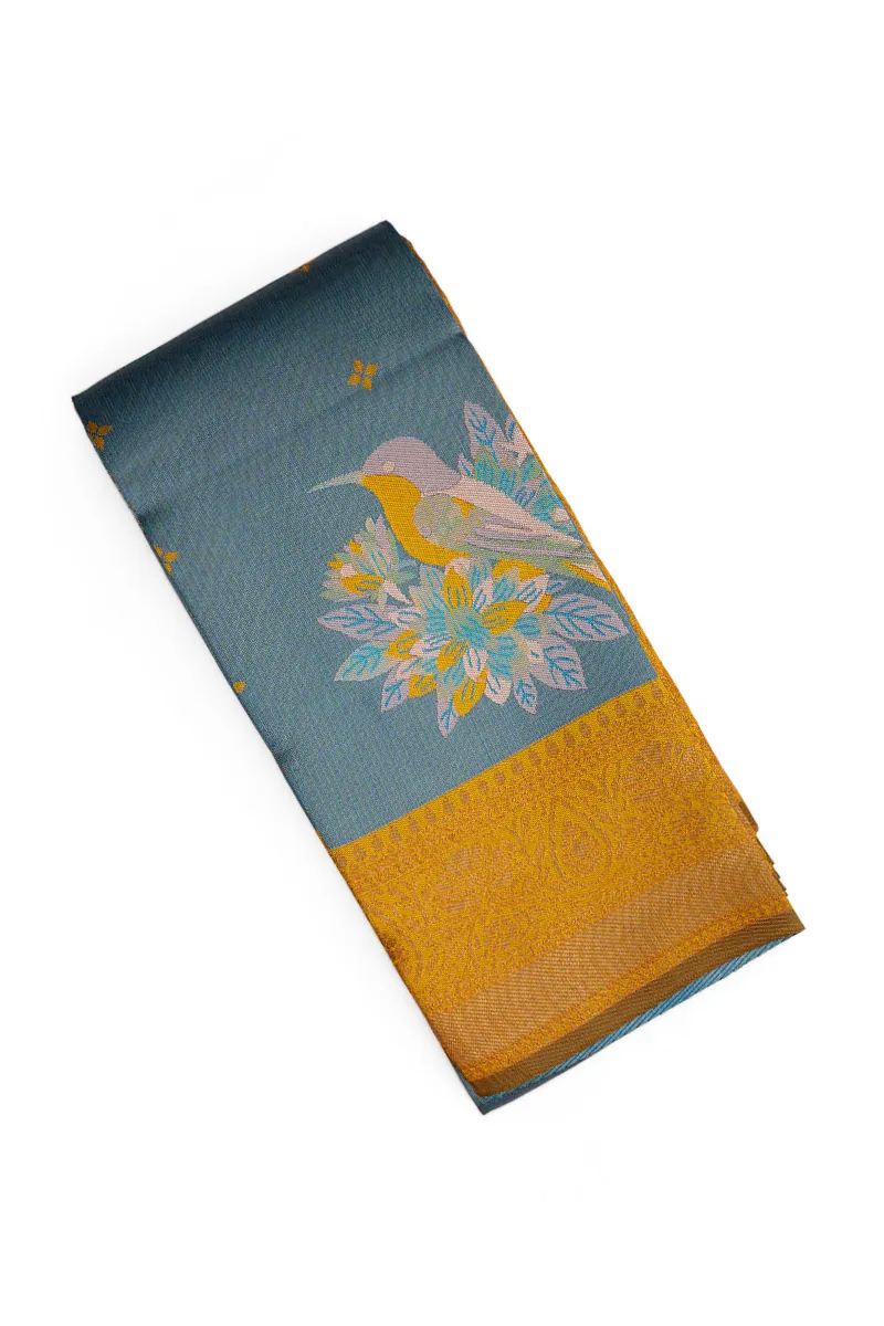 Fancy Silk Woven Design Saree with Unstitched Blouse for Women 