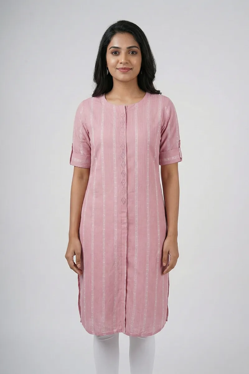 Cotton Printed Kurti for Women CLW00401DUSPINXXL