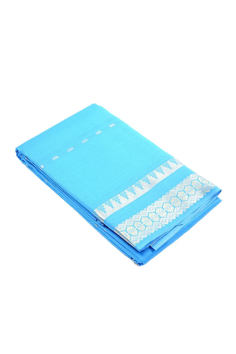 Art Silk Woven Design Saree with Unstitched Blouse for Women 