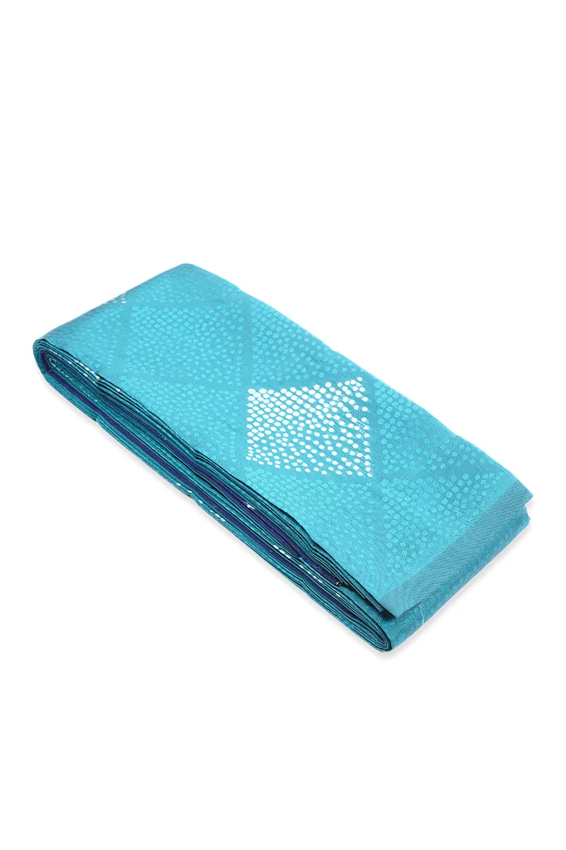 Art Silk Woven Design Saree with Unstitched Blouse for Women CLW00467TEAFRESIZ