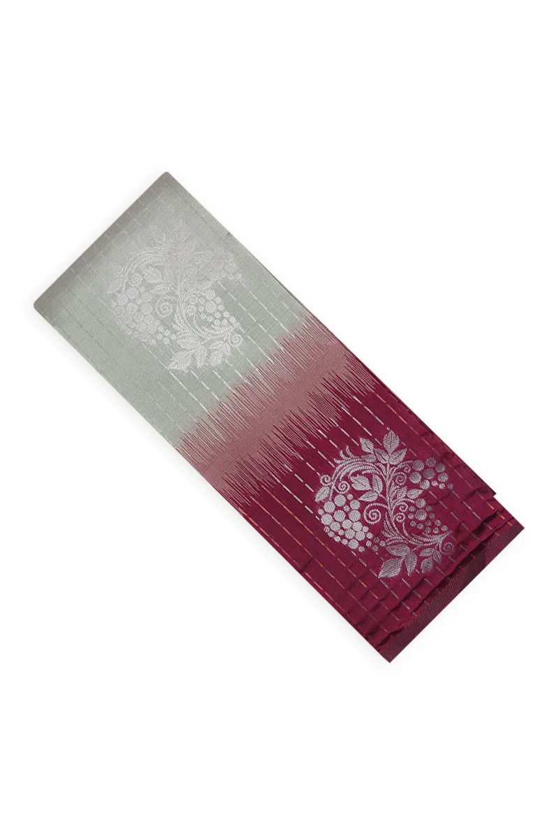 Art Silk Woven Design Saree with Unstitched Blouse for Women CLW00468GRE2FRESIZ