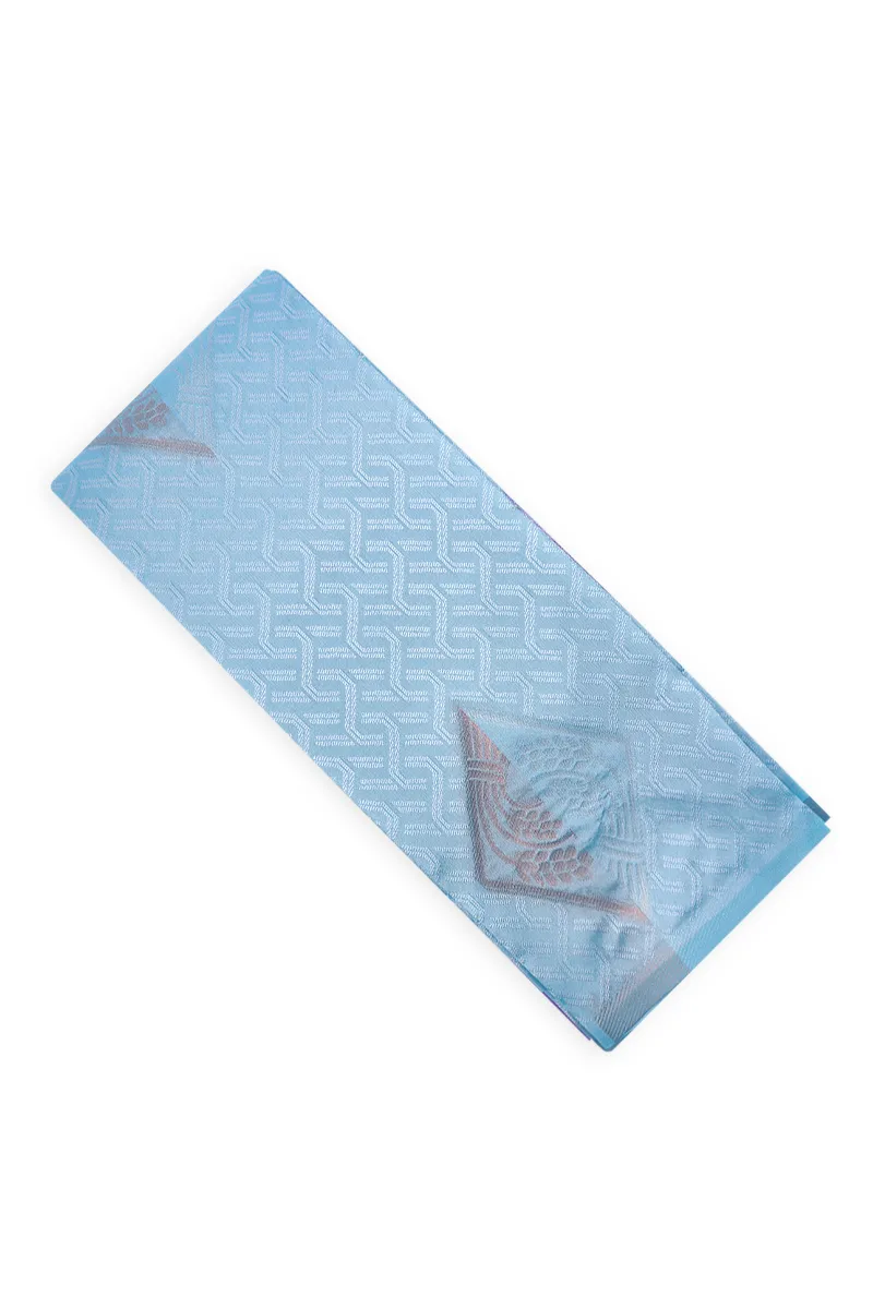 Art Silk Woven Design Saree with Unstitched Blouse for Women CLW00480SKYBLUFRESIZ