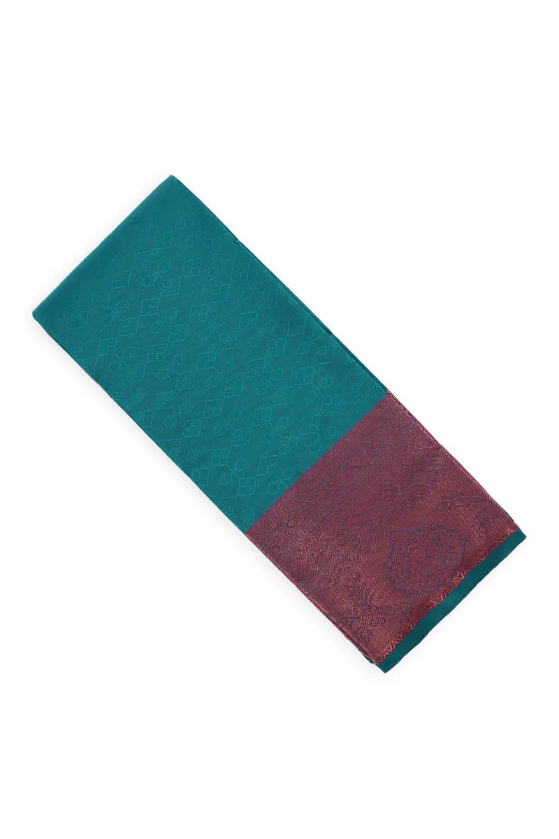 Art Silk Woven Design Saree with Unstitched Blouse for Women