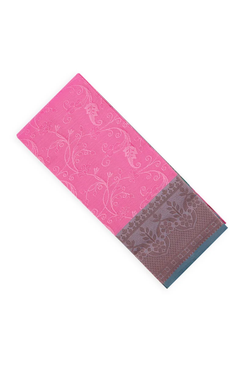 Art Silk Woven Design Saree with Unstitched Blouse for Women