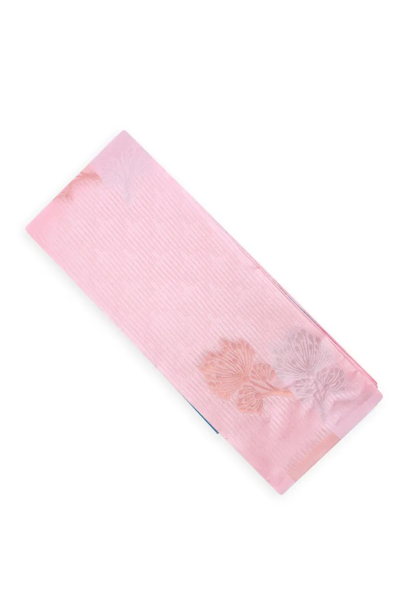 Art Silk Woven Design Saree with Unstitched Blouse for Women CLW00512BABPINFRESIZ