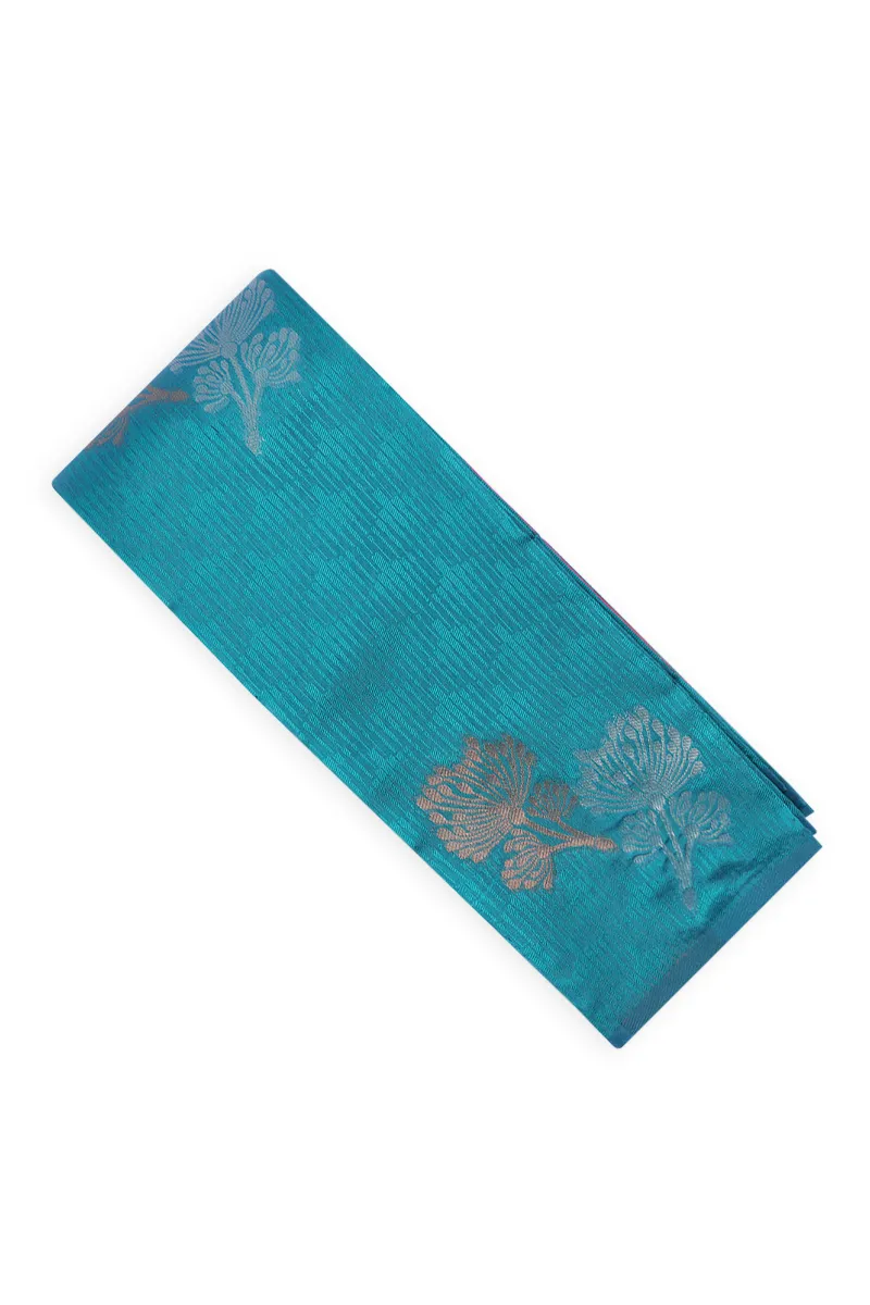 Art Silk Woven Design Saree with Unstitched Blouse for Women 