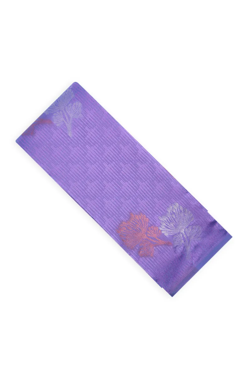 Art Silk Woven Design Saree with Unstitched Blouse for Women CLW00512PURFRESIZ