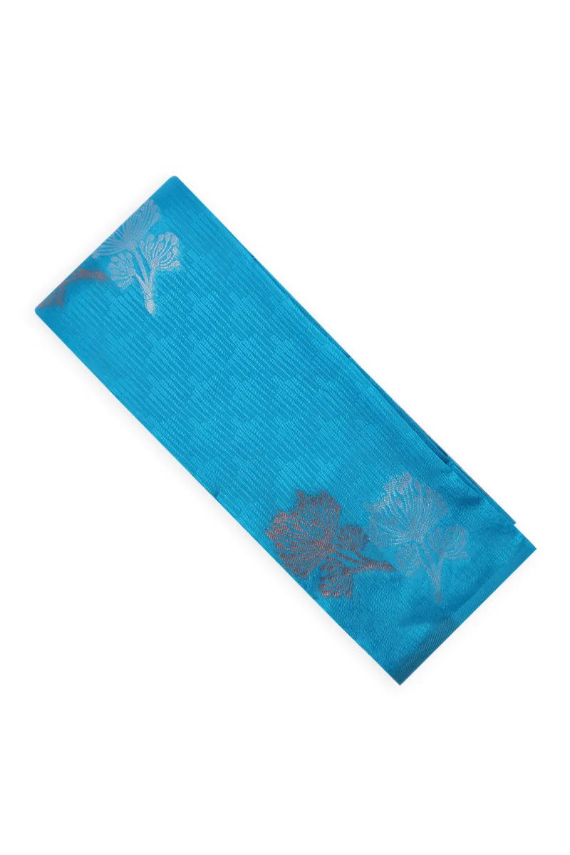 Art Silk Woven Design Saree with Unstitched Blouse for Women 