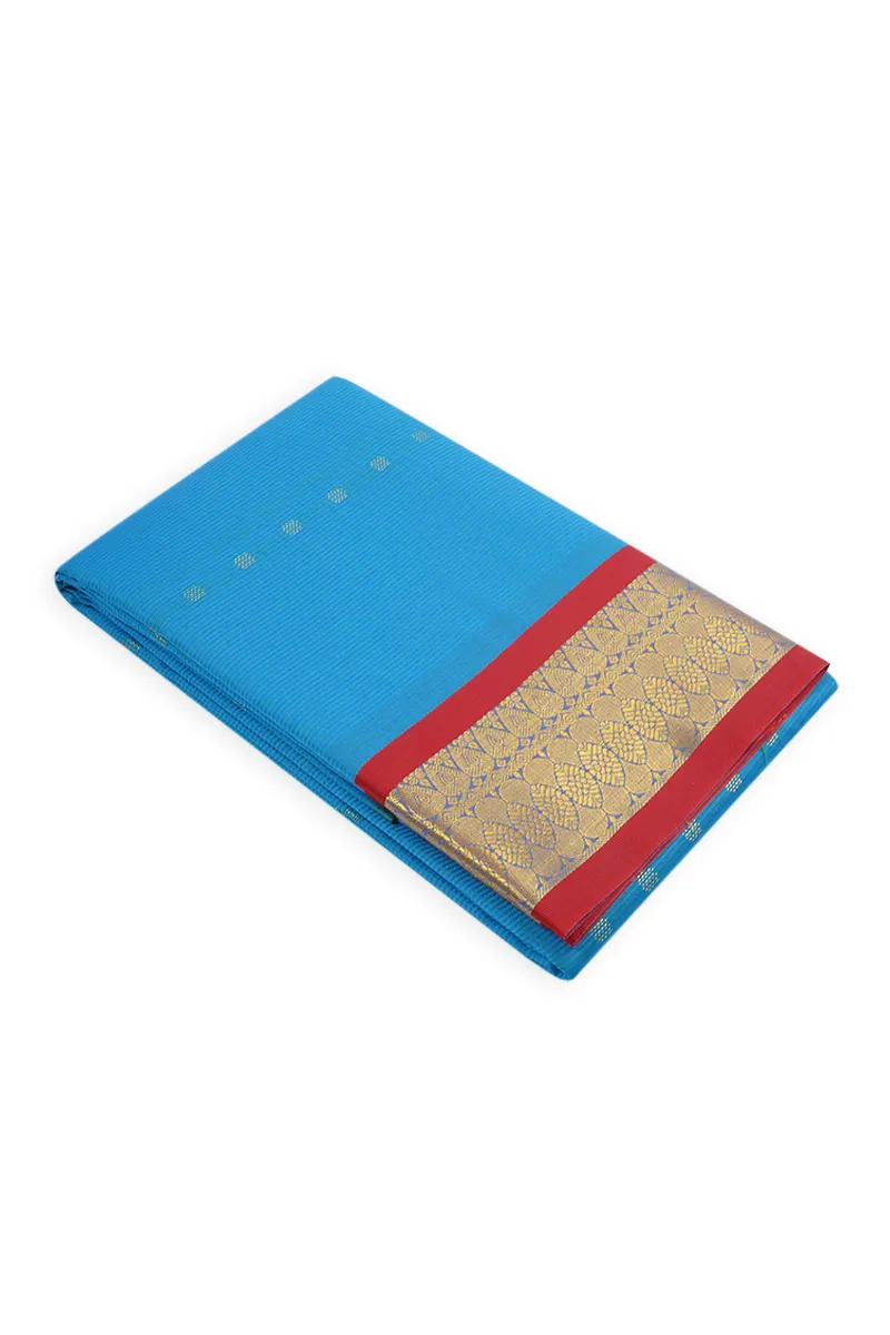 Art Silk Woven Design Saree with Unstitched Blouse for Women CLW00515BLUFRESIZ