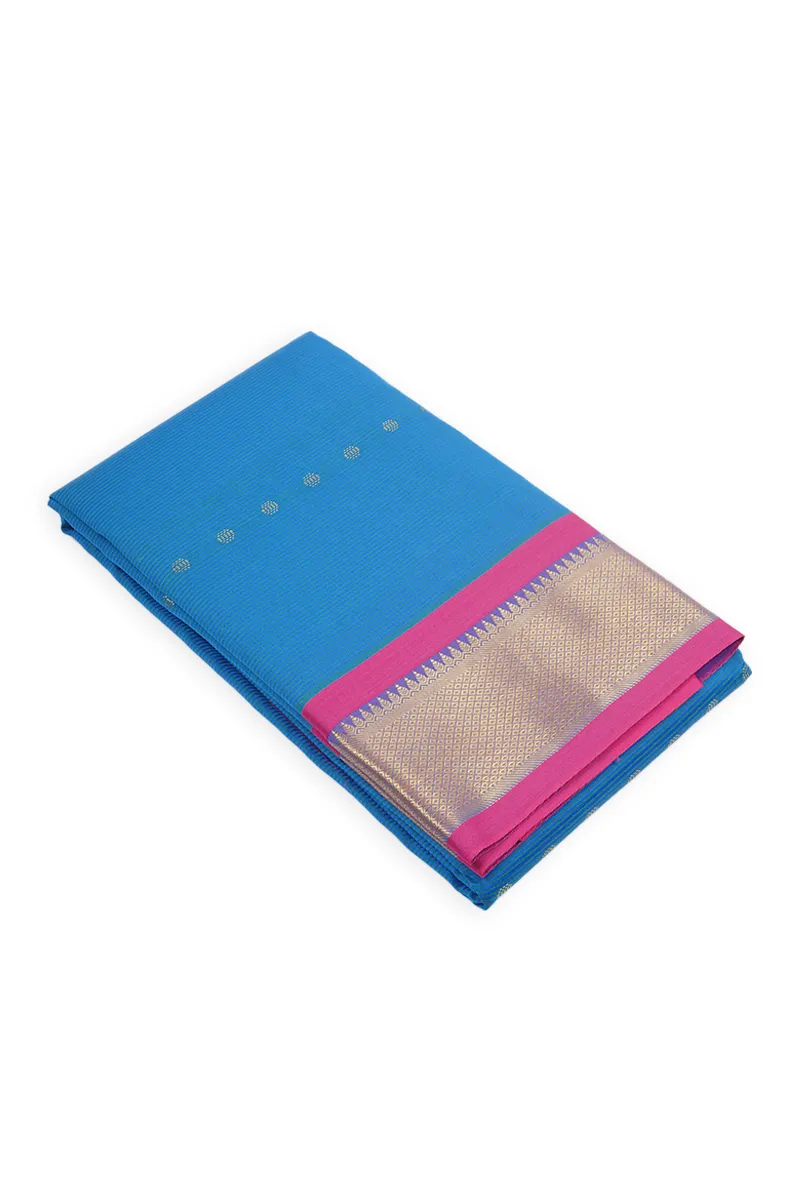Art Silk Woven Design Saree with Unstitched Blouse for Women CLW00518BLUFRESIZ