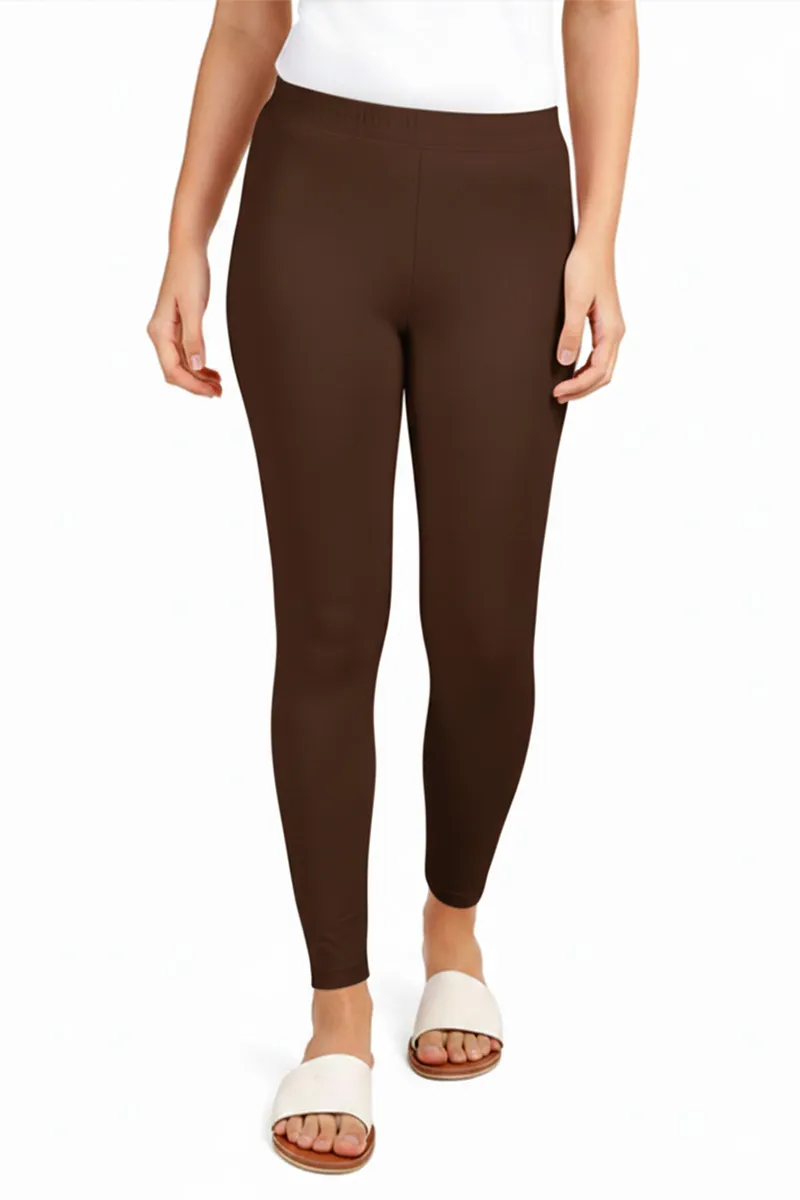 Cotton Stretchable Ankle Length Leggings for Women 
