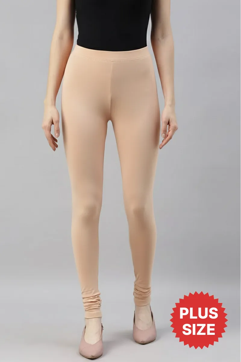 Cotton Stretchable Churidar Leggings for Women CLW00522SKI5XL