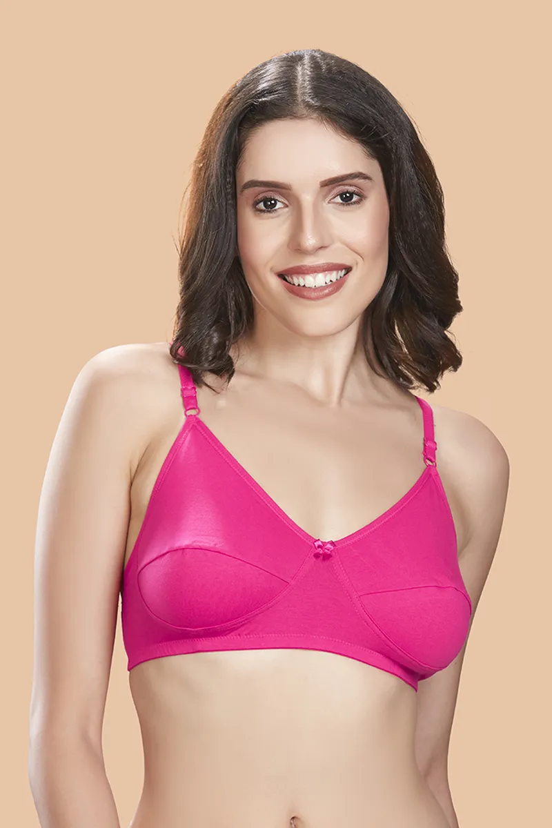 Poomex Cotton Non Padded Bra for Women CLW00613DEPI38B